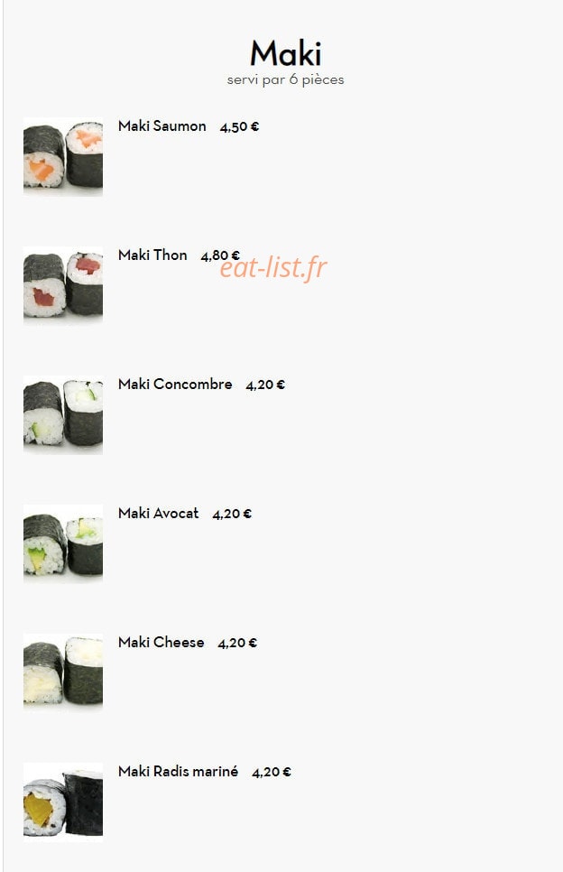 Resto Yummy — carte page 7