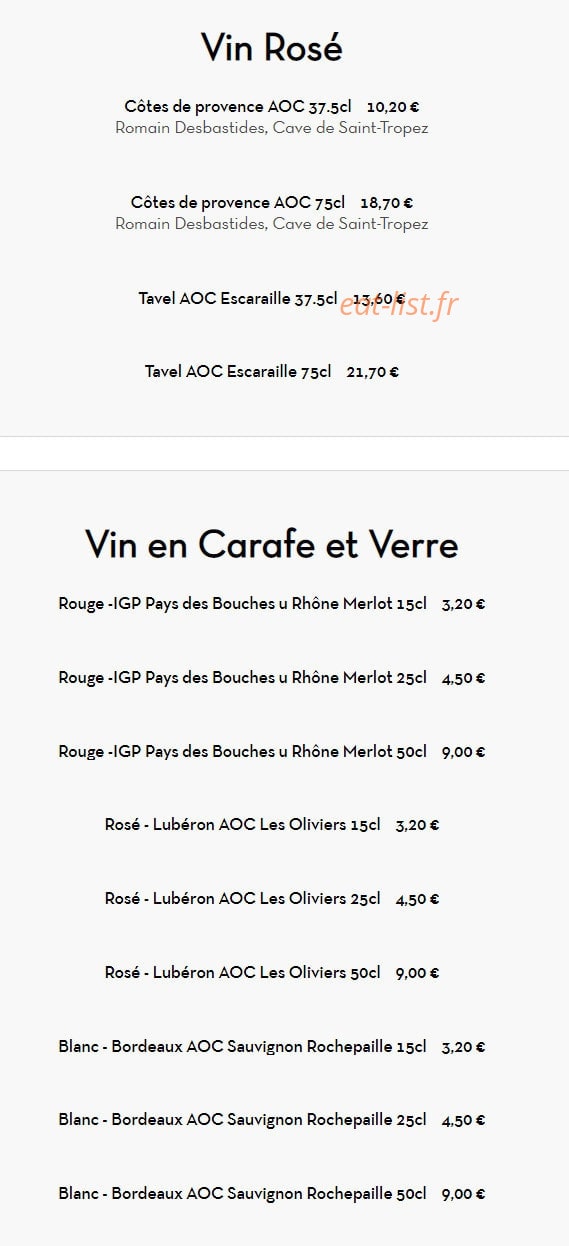 Resto Yummy — carte page 21