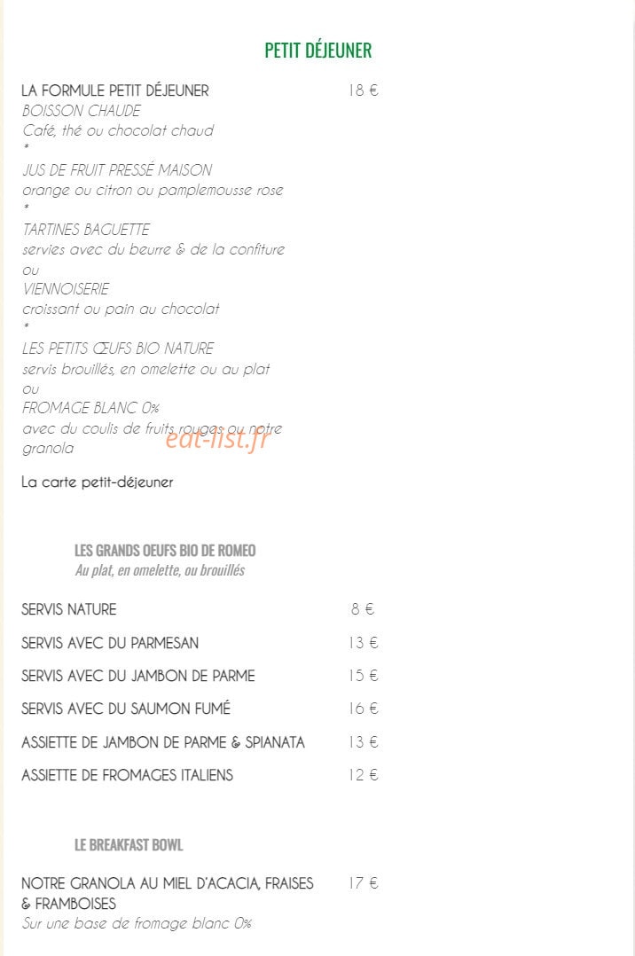 Romeo — carte page 1