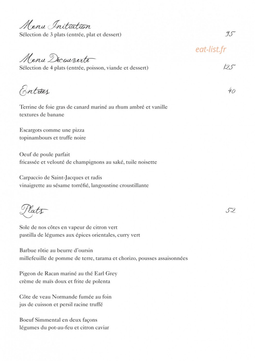 Saint James Paris — carte page 3