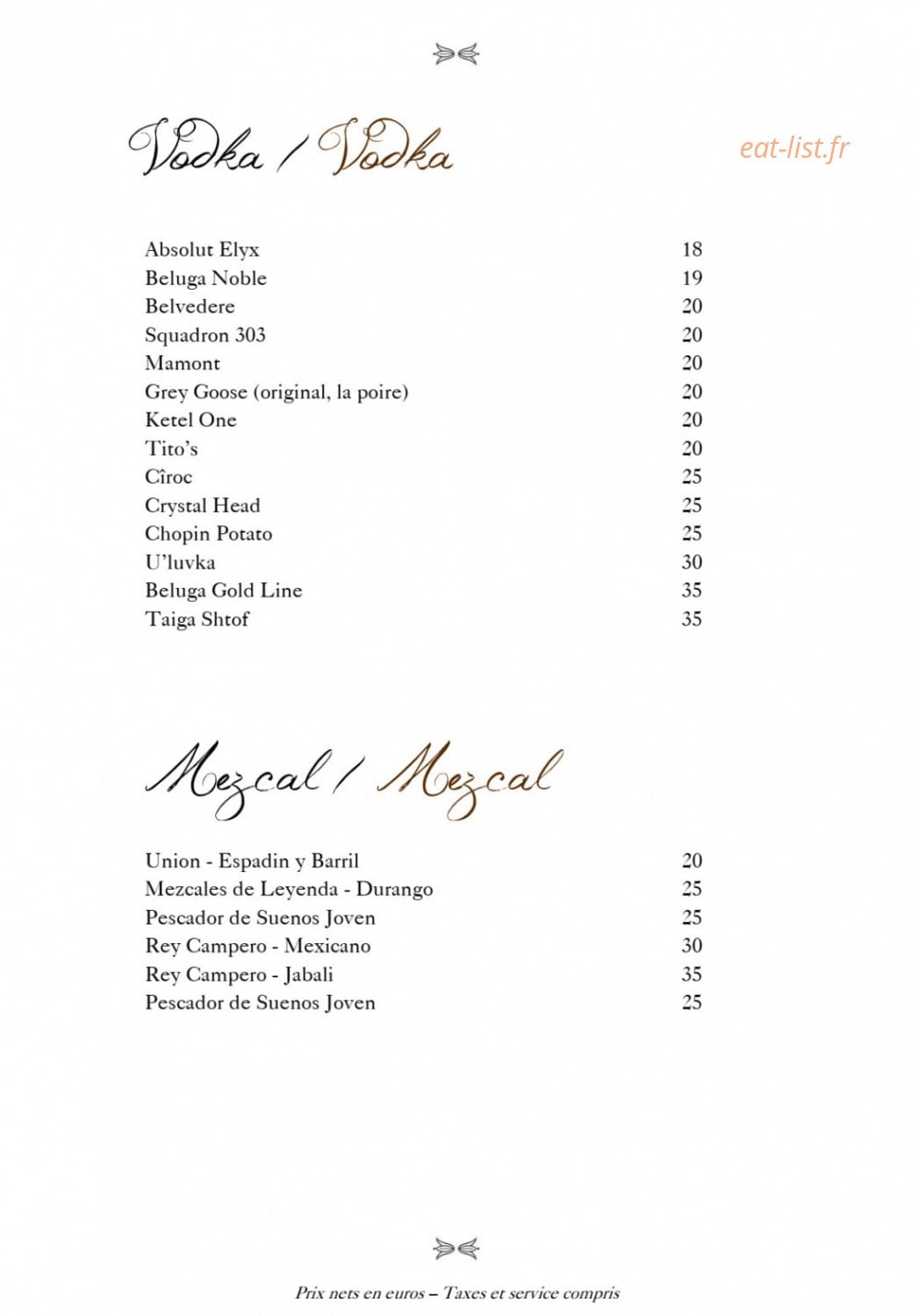Saint James Paris — carte page 13