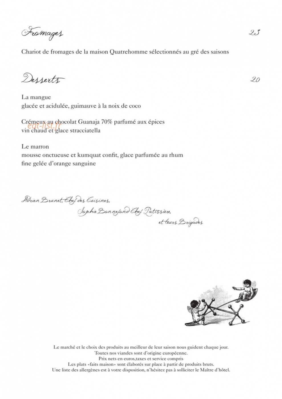 Saint James Paris — carte page 4