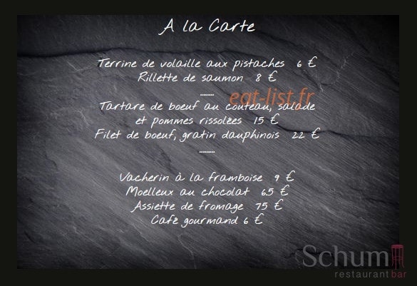 Schum — carte page 1