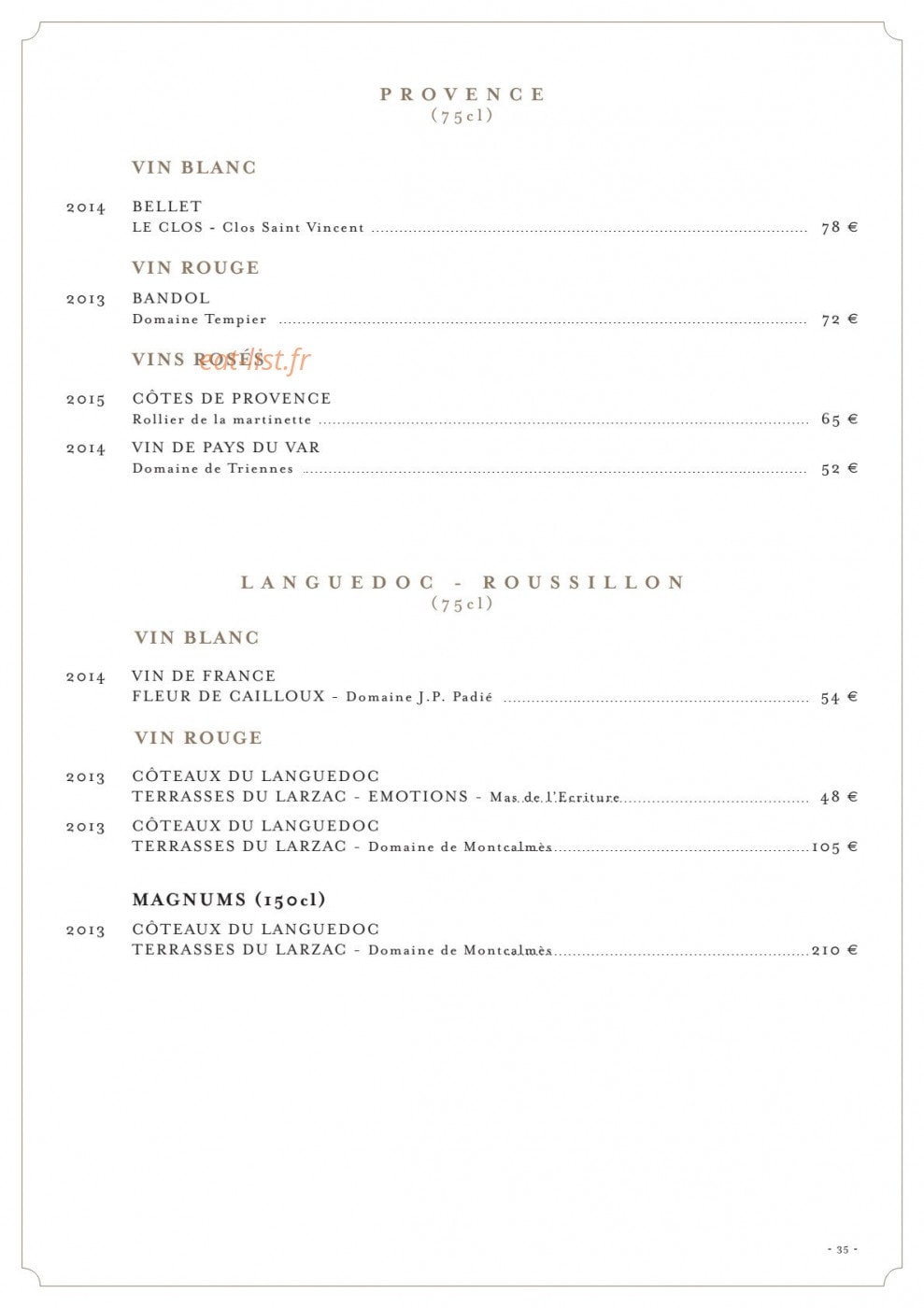 Shang Palace — carte page 27