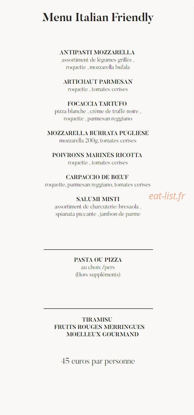 Sorella — carte page 1