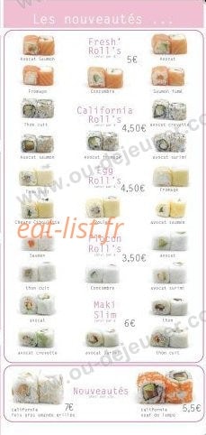 Sushi Premium — carte page 7