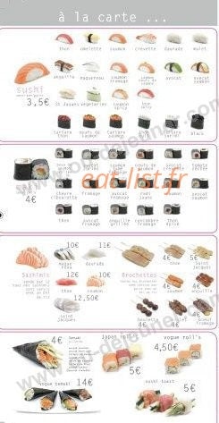 Sushi Premium — carte page 6