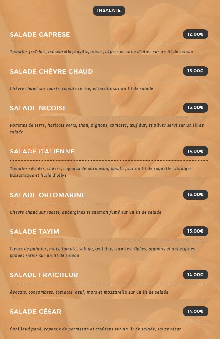 Tayim — carte page 2