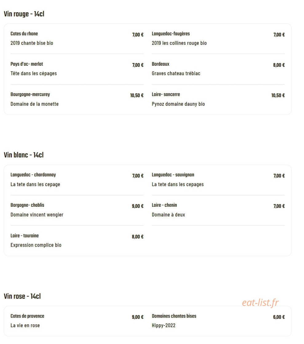 Treize au Clubhouse — carte page 5