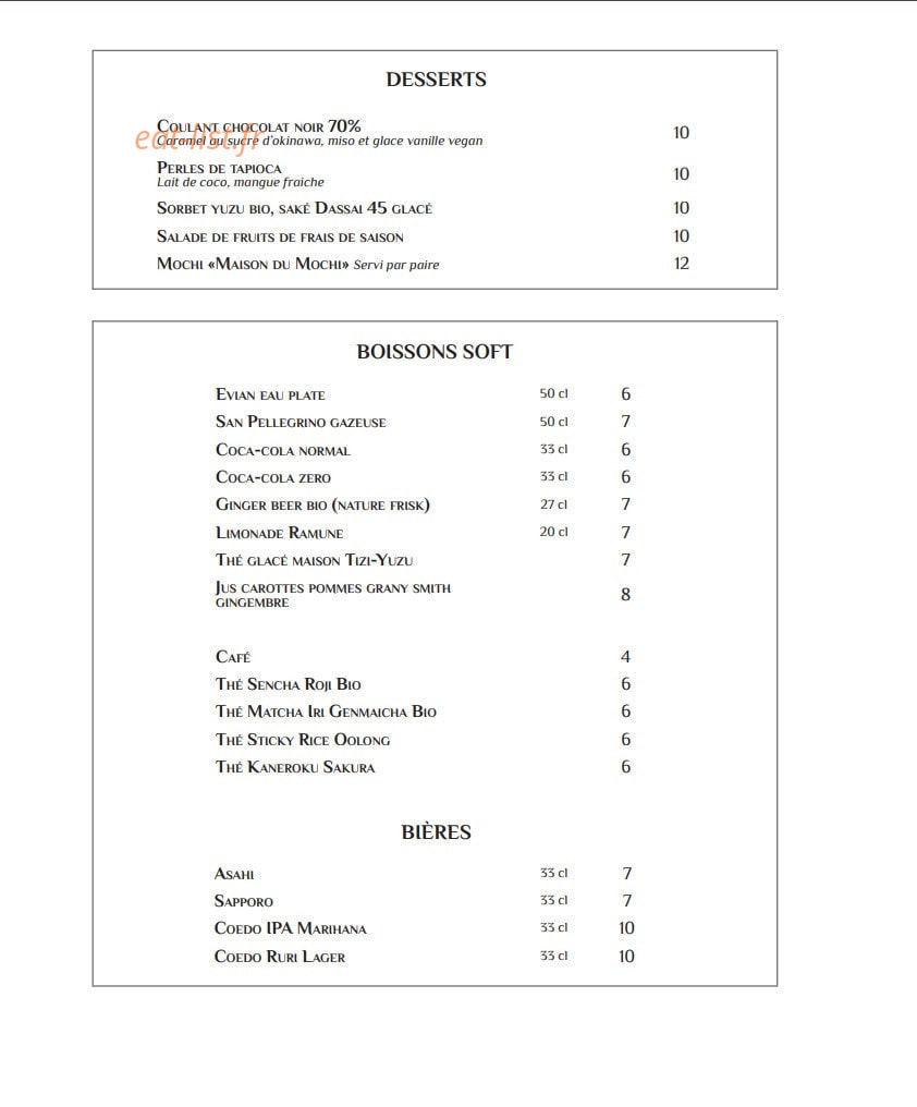 Unagi — carte page 3