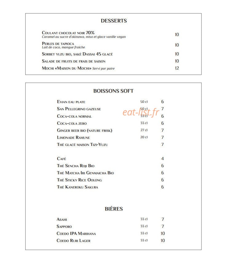 Unagi — carte page 5