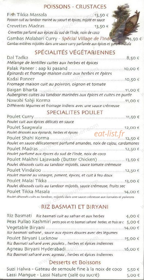Village de l'inde — carte page 3