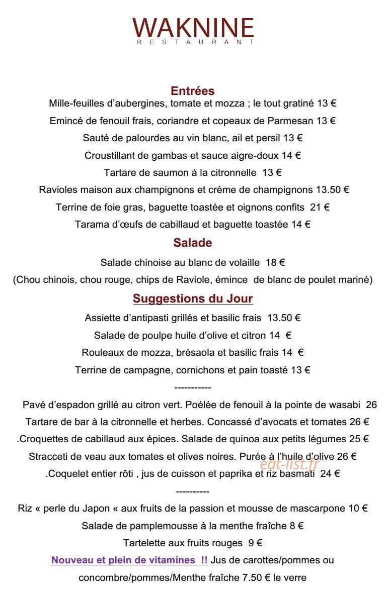 Waknine — carte page 2