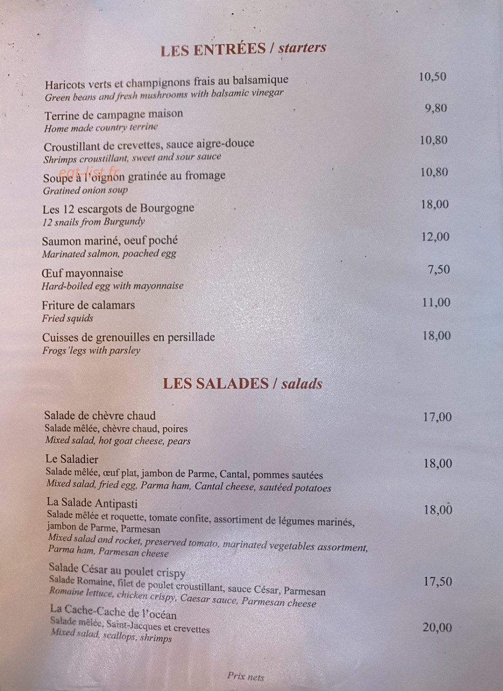 XVIe Avenue — carte page 1