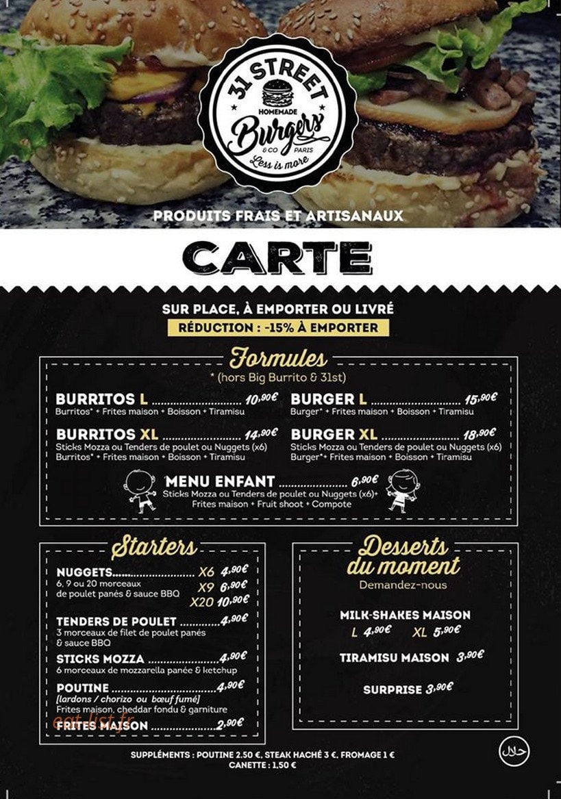 31 street — carte page 1
