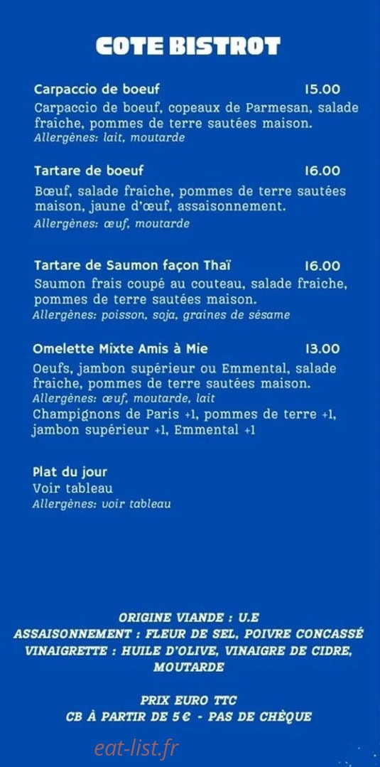 Amis à Mie — carte page 2