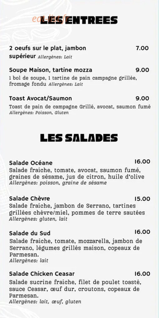 Amis à Mie — carte page 1