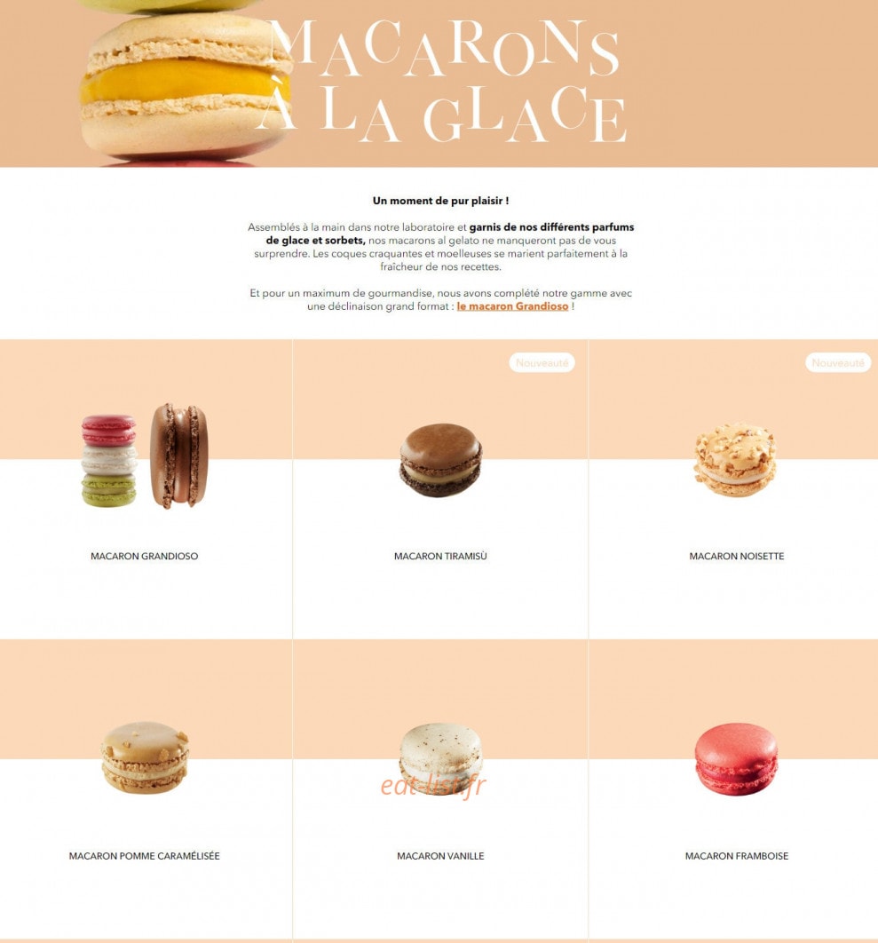 Amorino — carte page 9