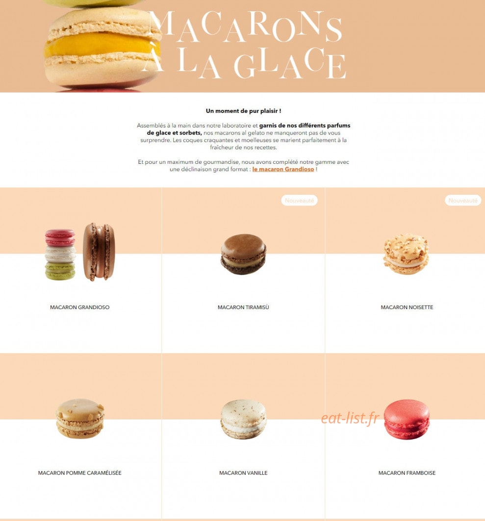 Amorino — carte page 9