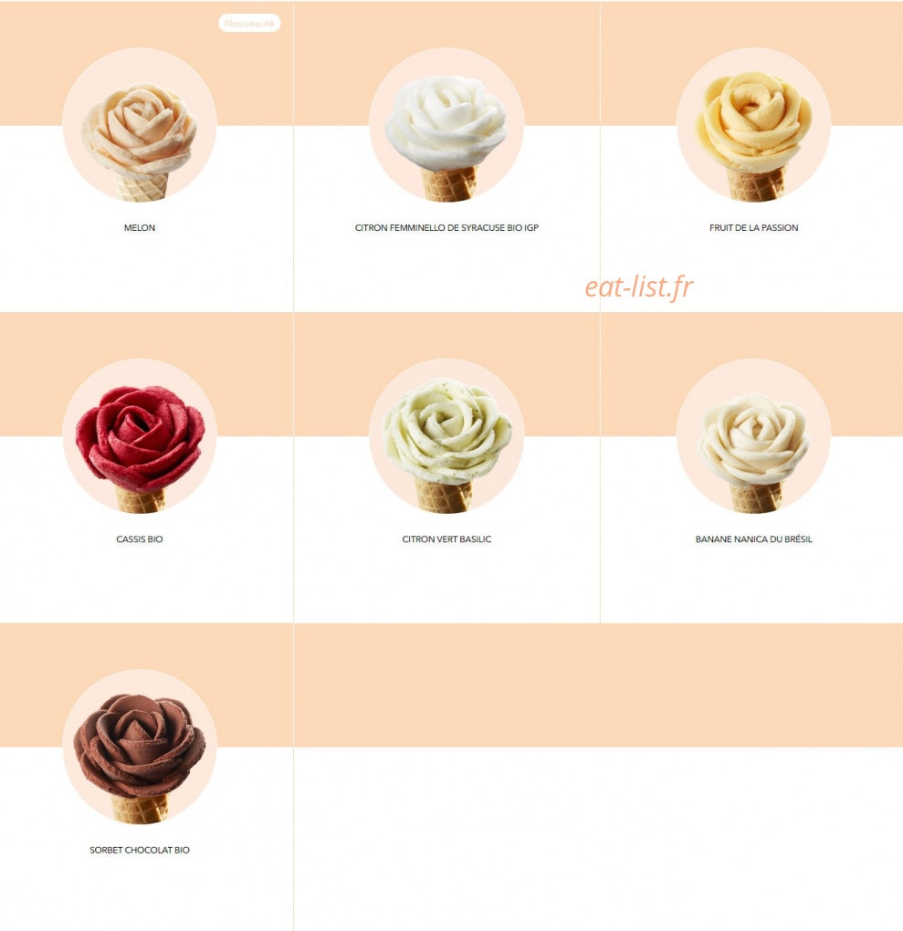Amorino — carte page 2