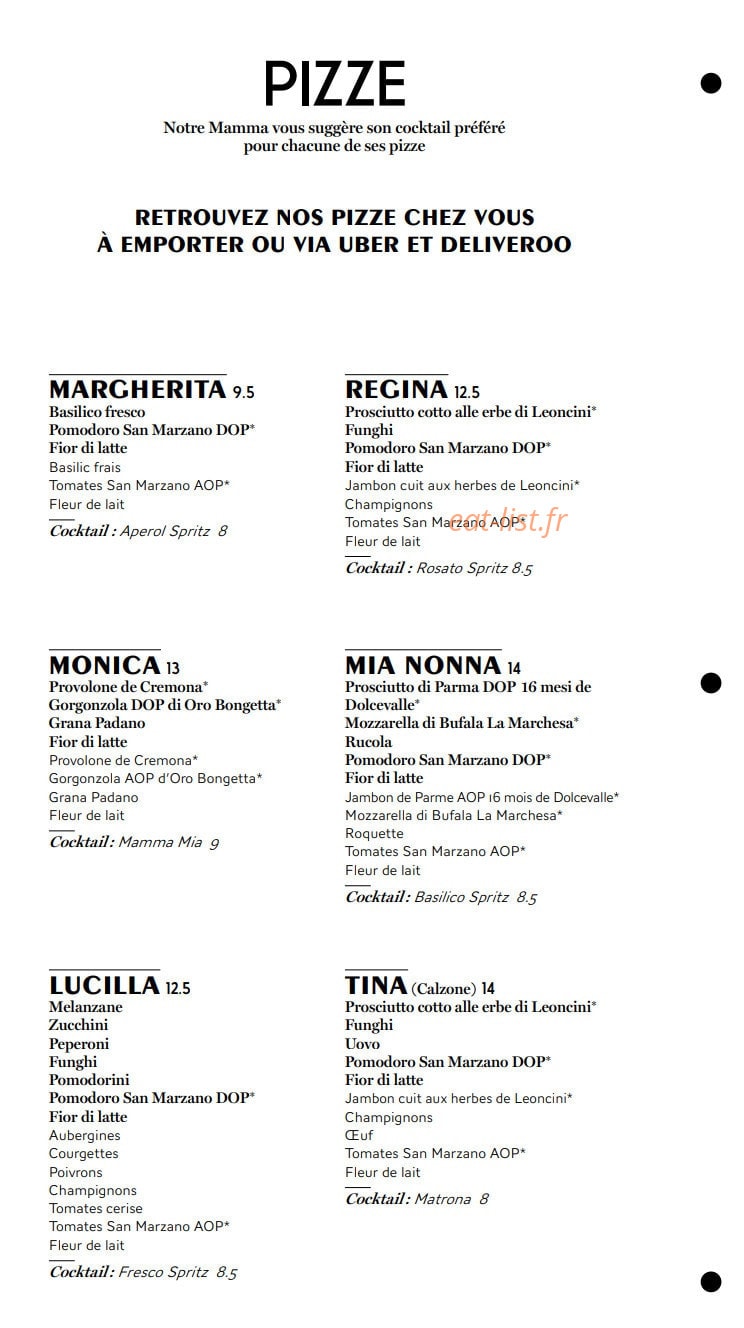 Andrea – Le Clan des Mamma — carte page 3