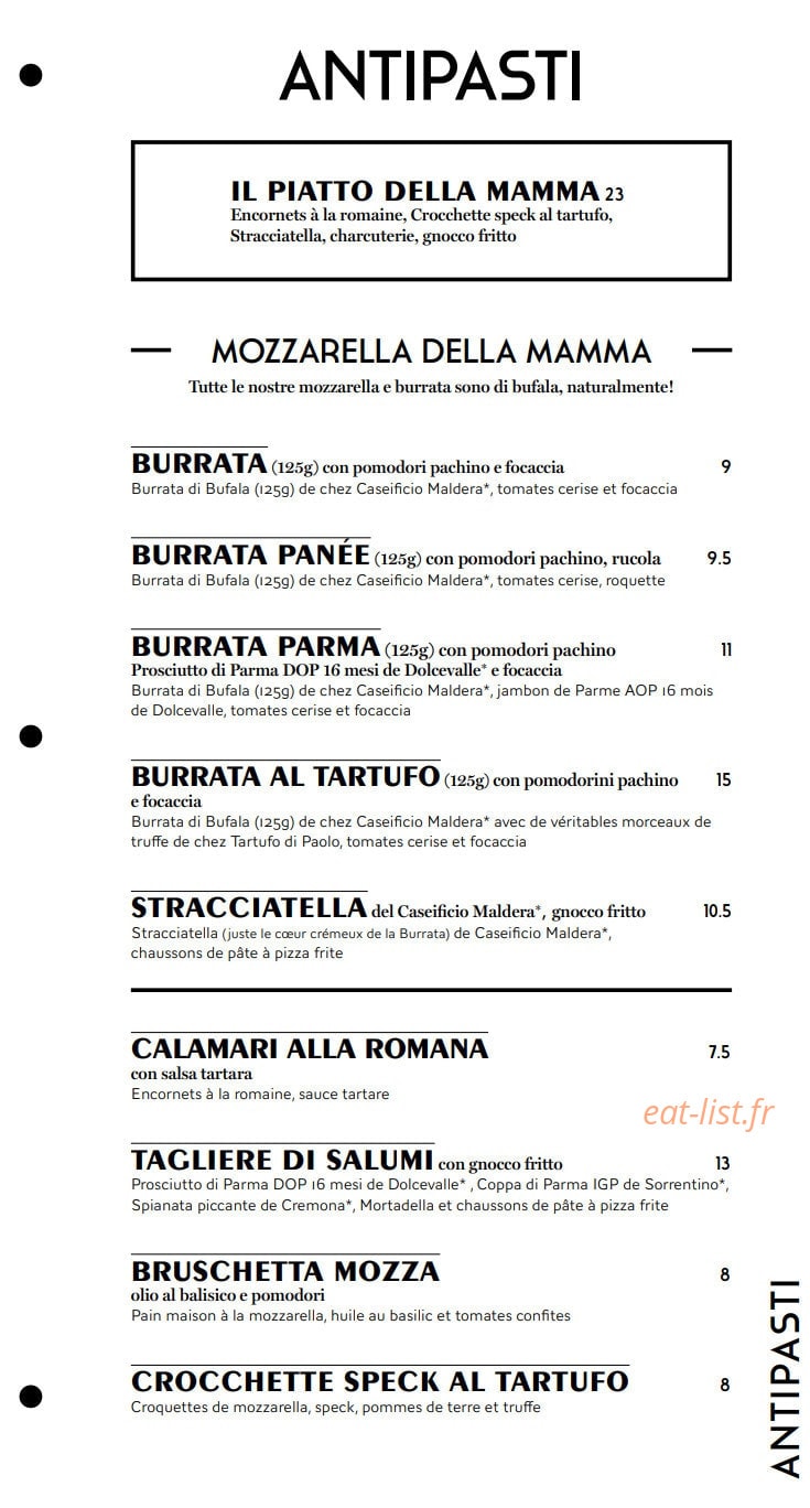 Andrea – Le Clan des Mamma — carte page 2