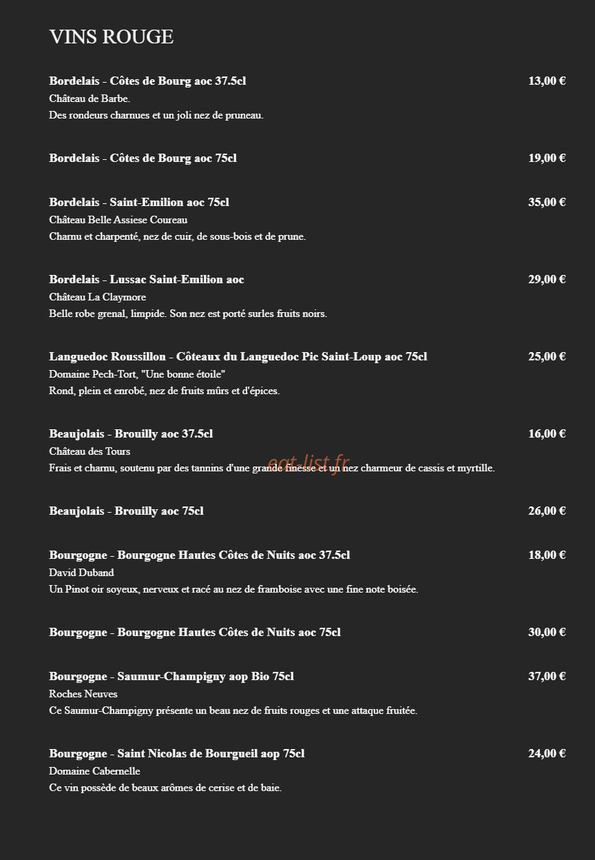 Bibimbaps — carte page 8