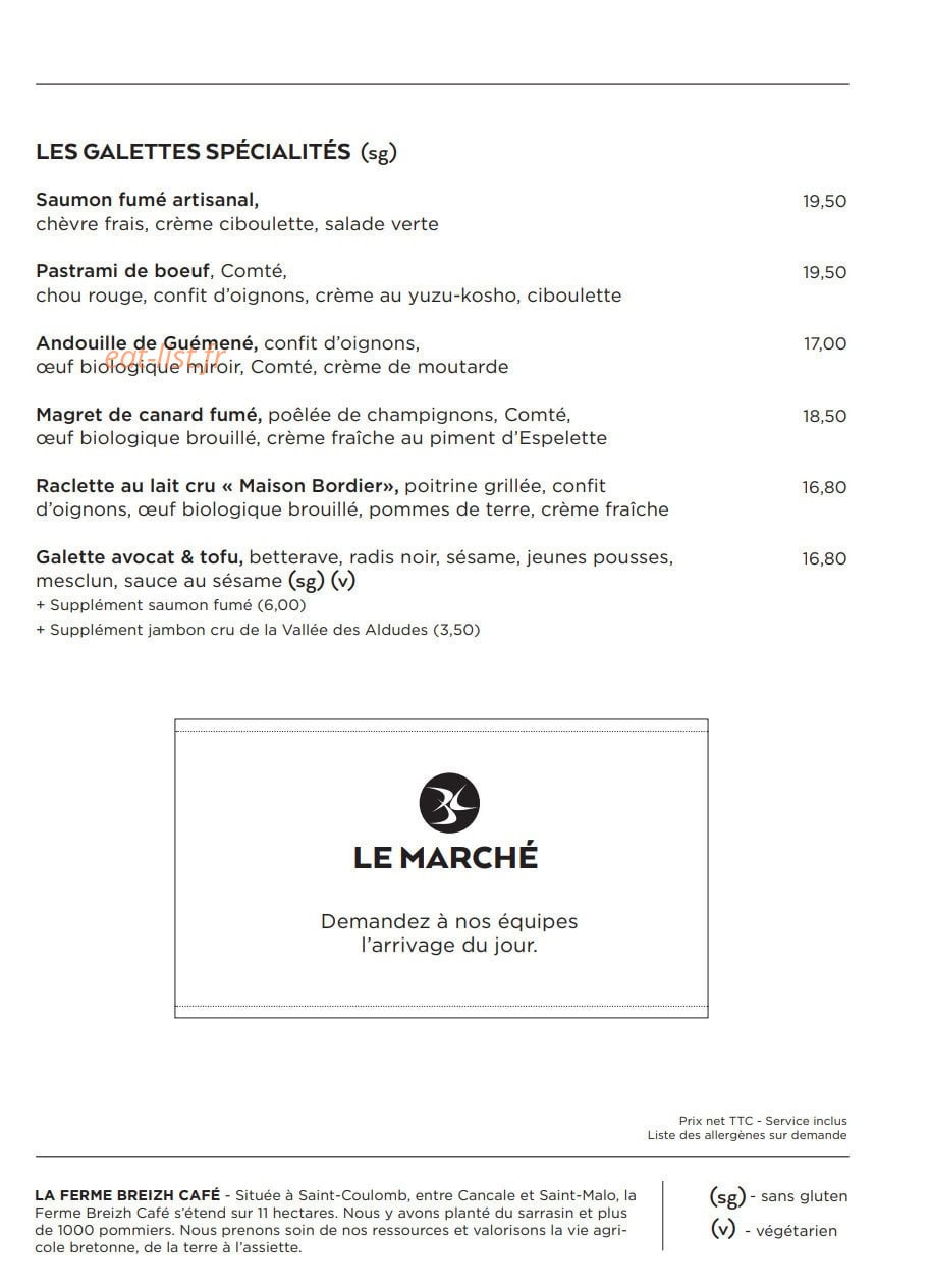 Breizh Café — carte page 4