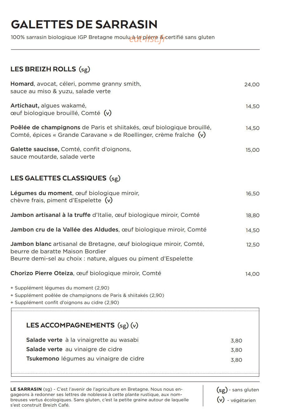 Breizh Café — carte page 3