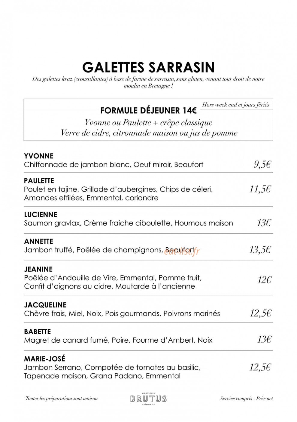 Brutus — carte page 2