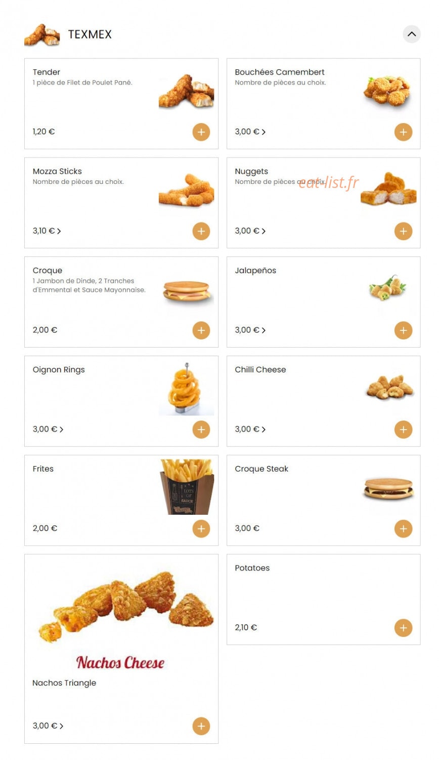 Burger Bro — carte page 6