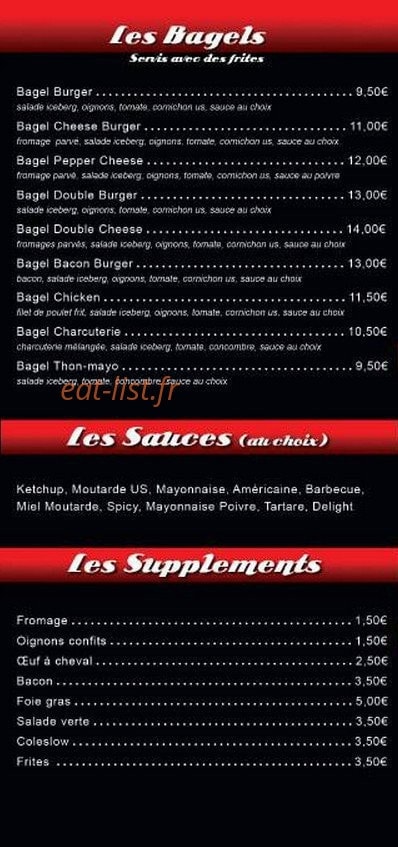 Burger Delight — carte page 3