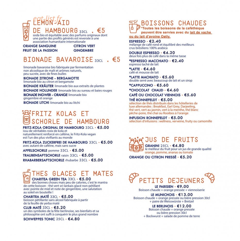 Café biergit — carte page 5