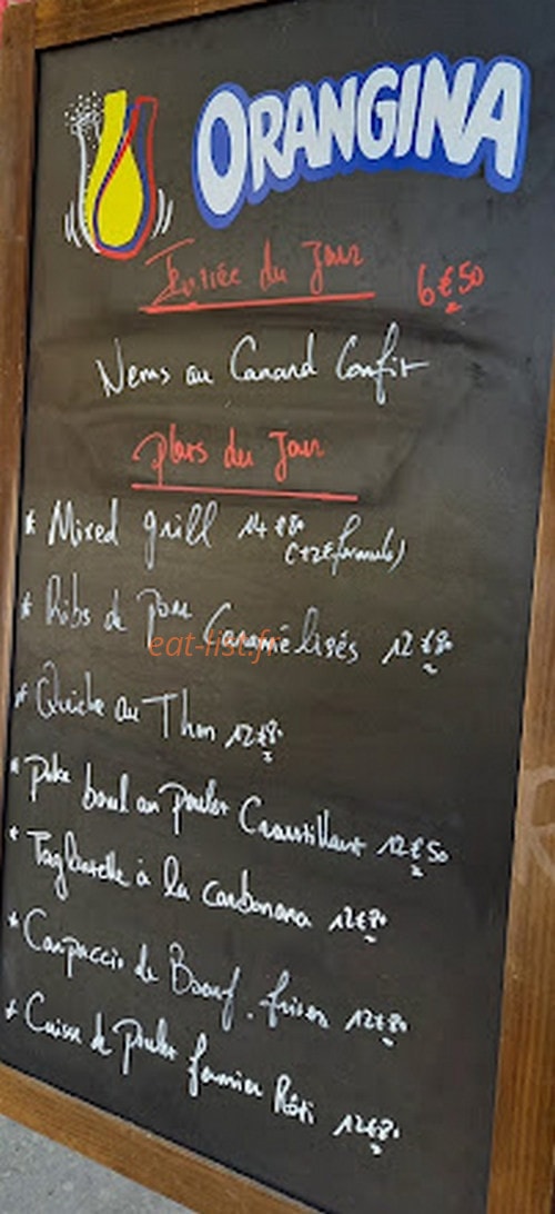 Café Obligado — carte page 1
