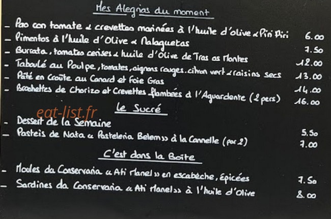 CasAlegria — carte page 2