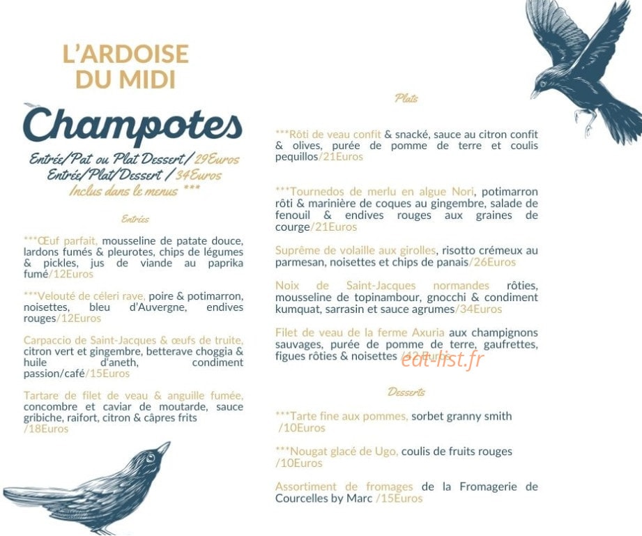 Champotes — carte page 1