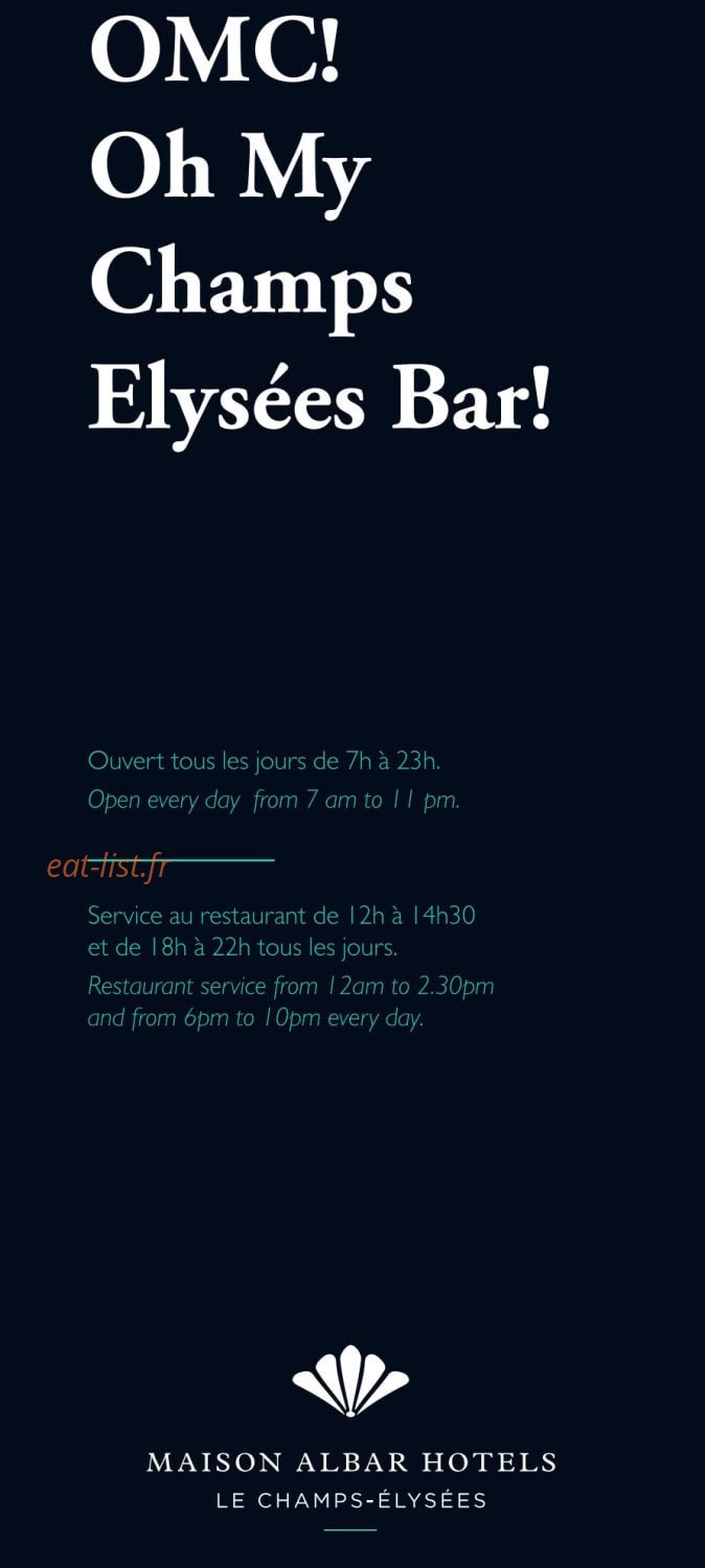 Champs Elysées — carte page 1