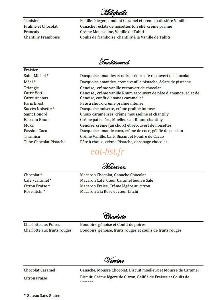 Charles Traiteur — carte page 5