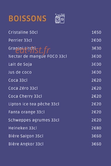 Chez Kevin Café — carte page 4