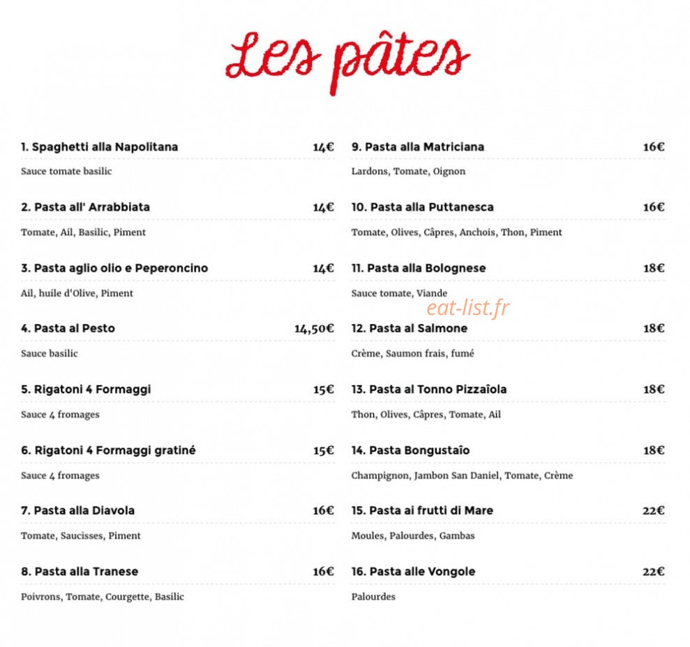 Chez Vincent — carte page 3
