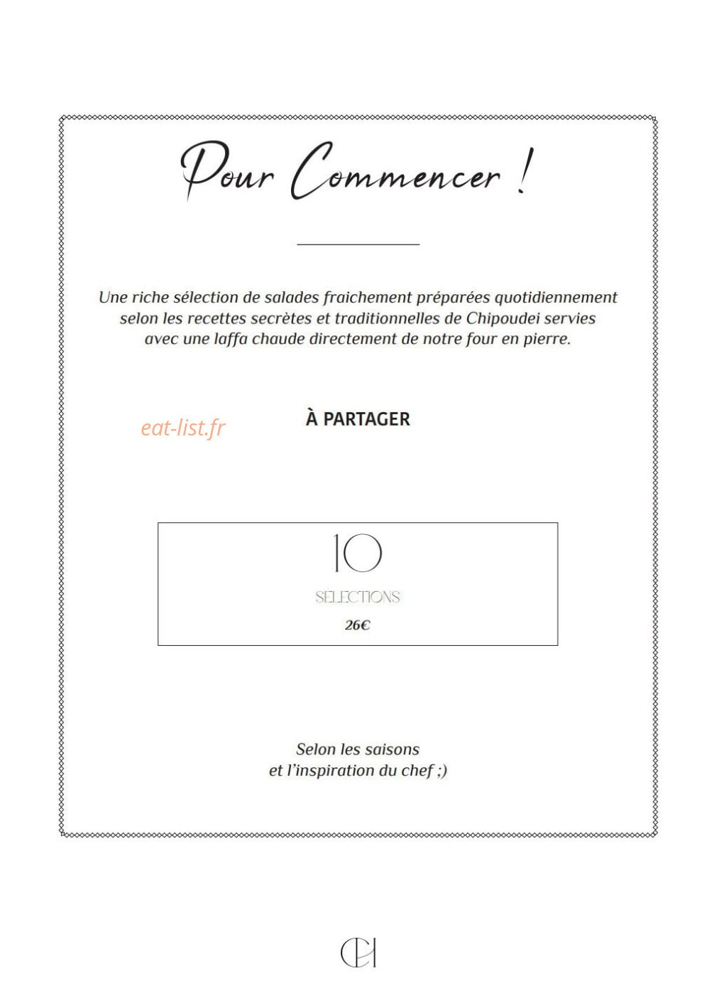 Chipoudei — carte page 1