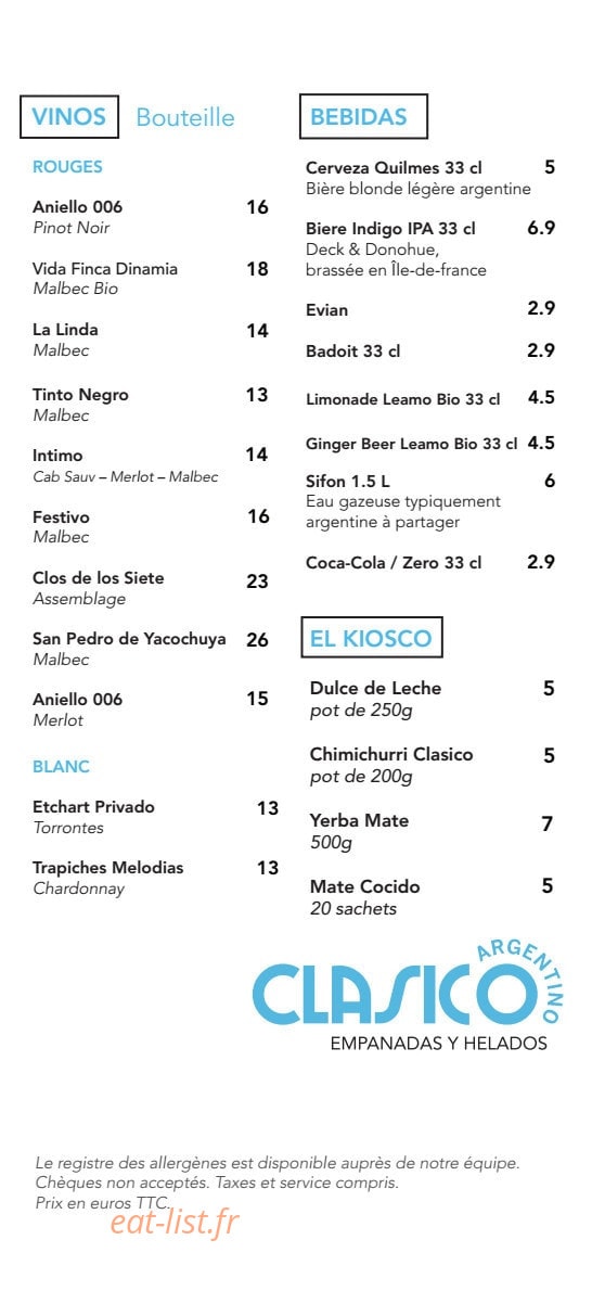 Clasico Argentino — carte page 3