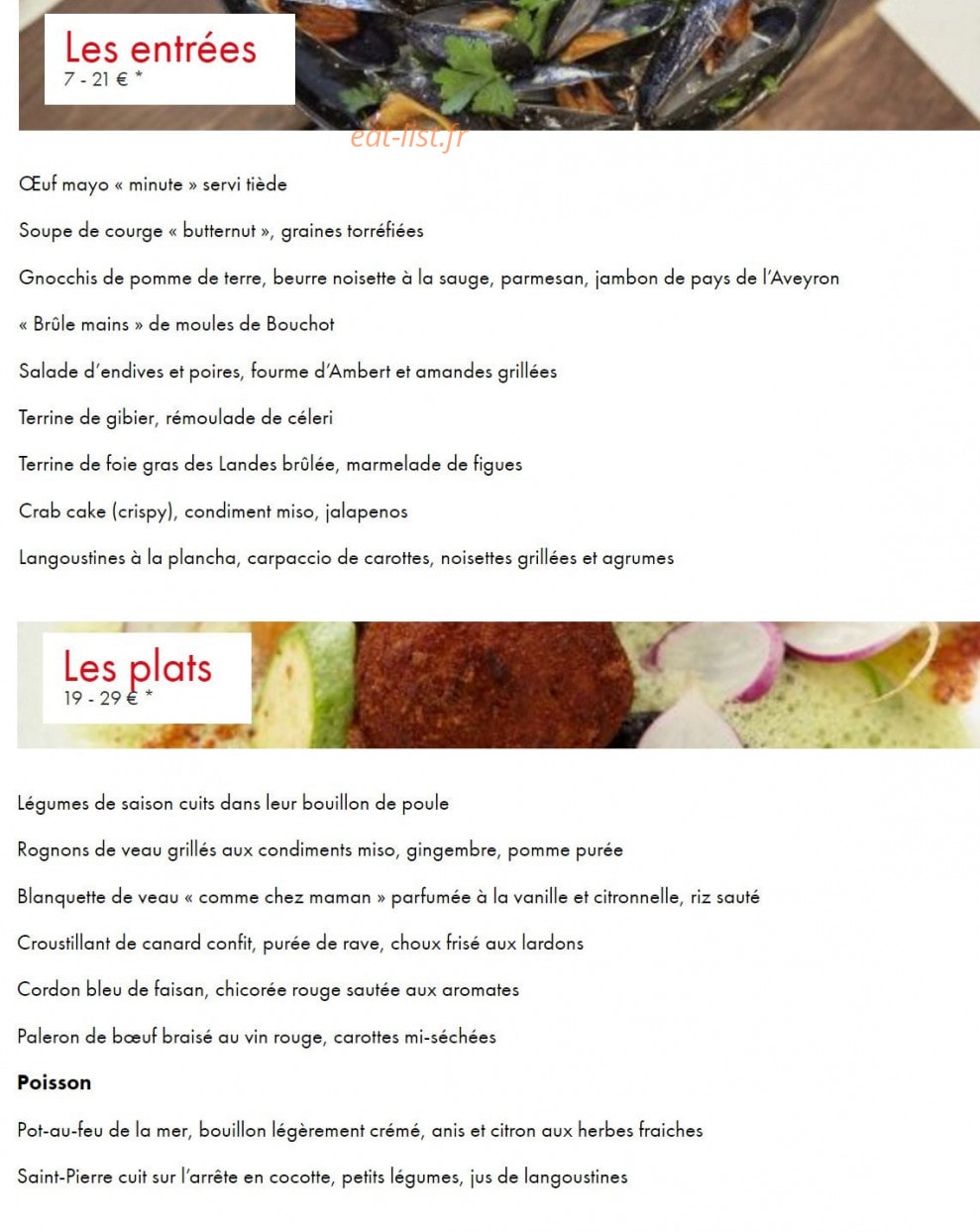 Comme chez Maman — carte page 2