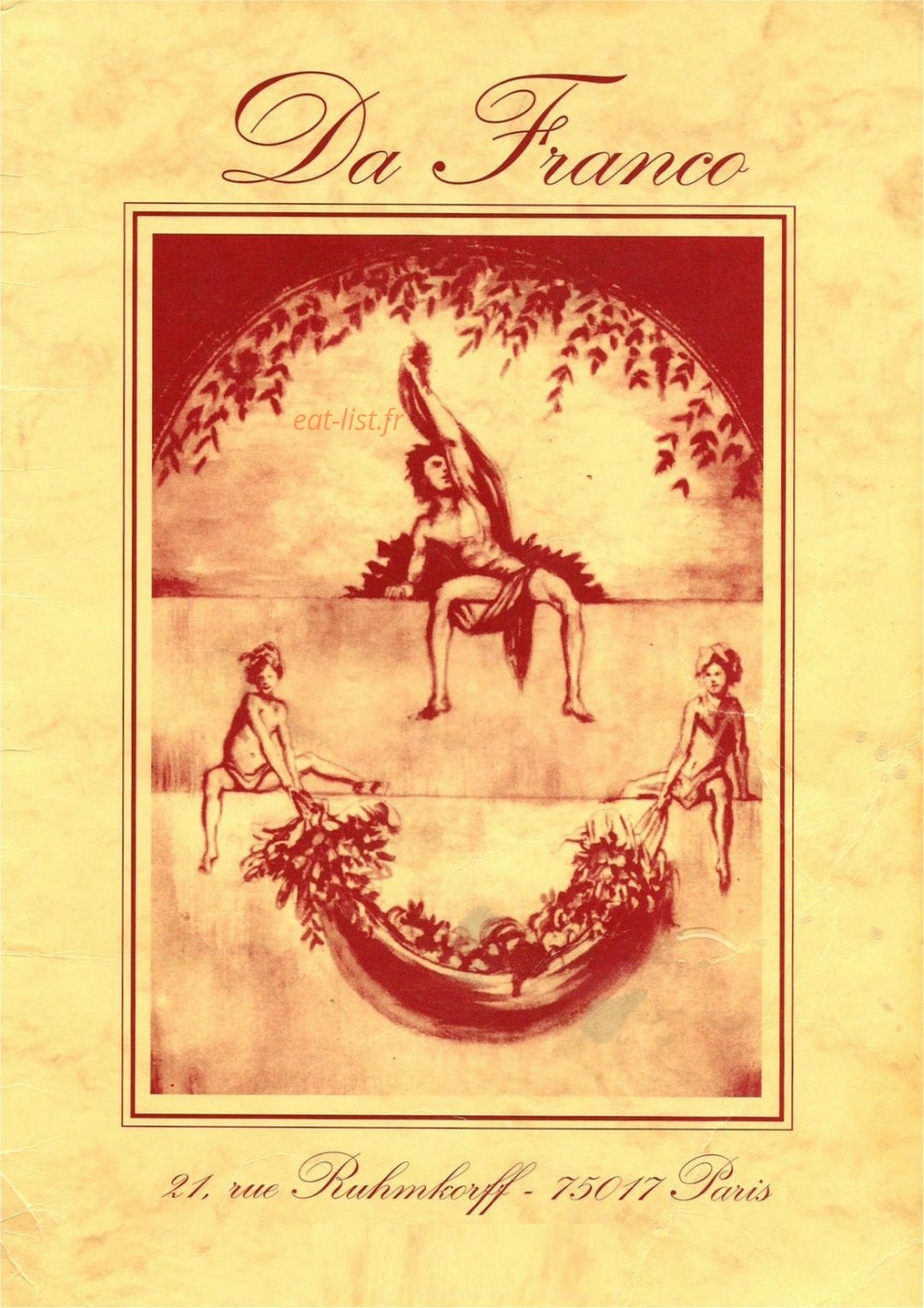 Da Franco — carte page 1