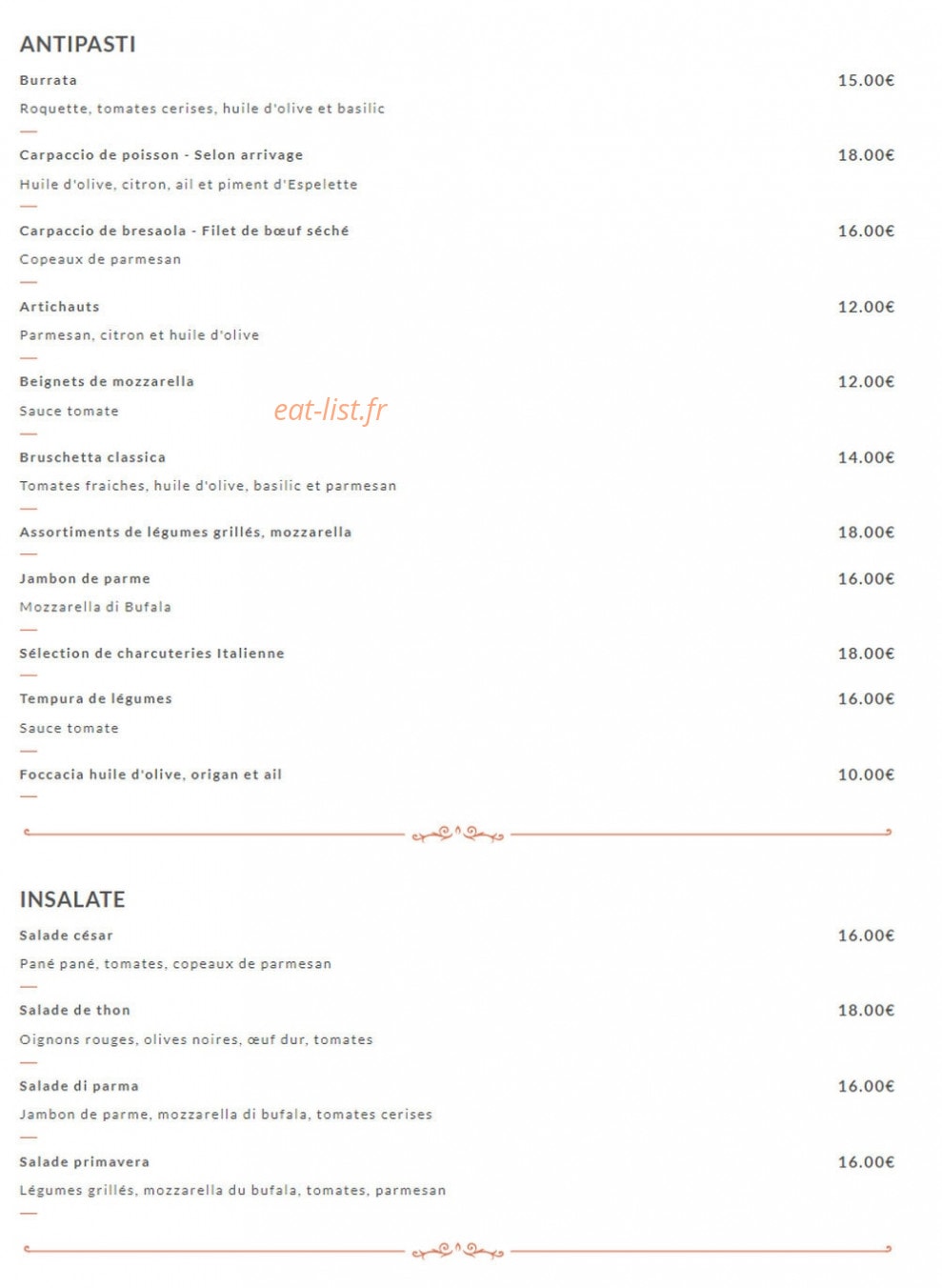 Di Carla — carte page 1