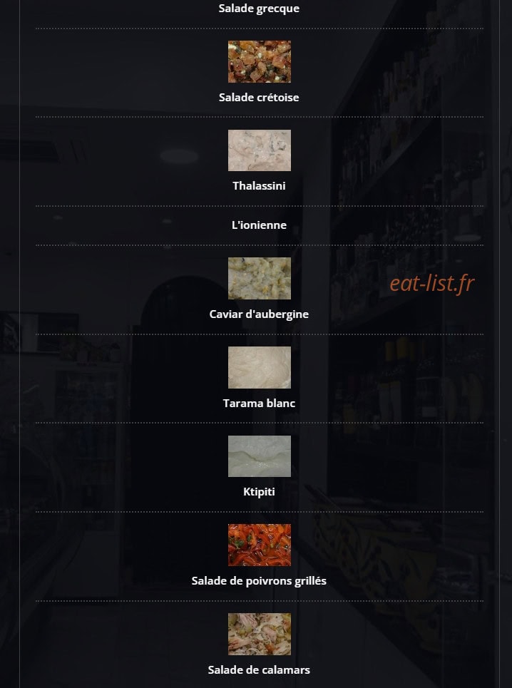 Dionysos — carte page 6
