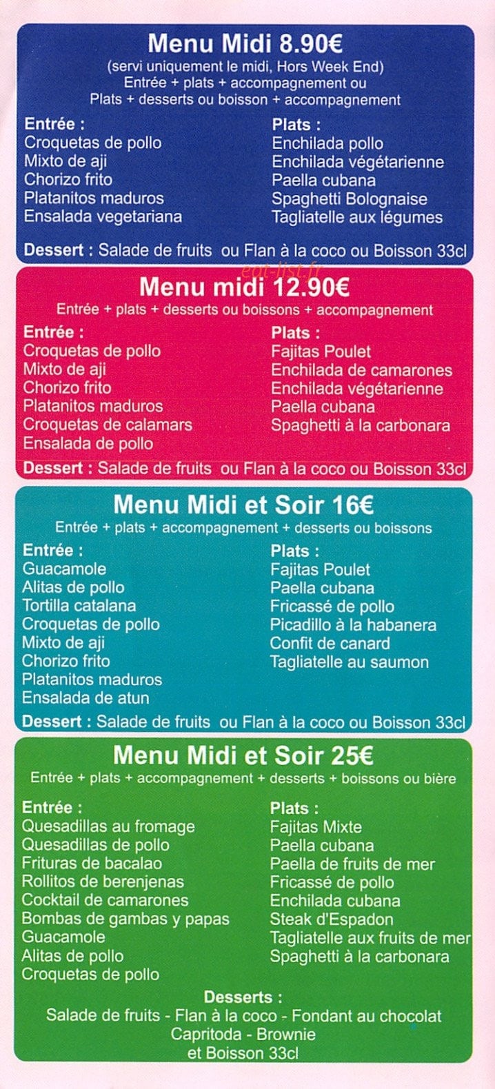 El Bayamo — carte page 5