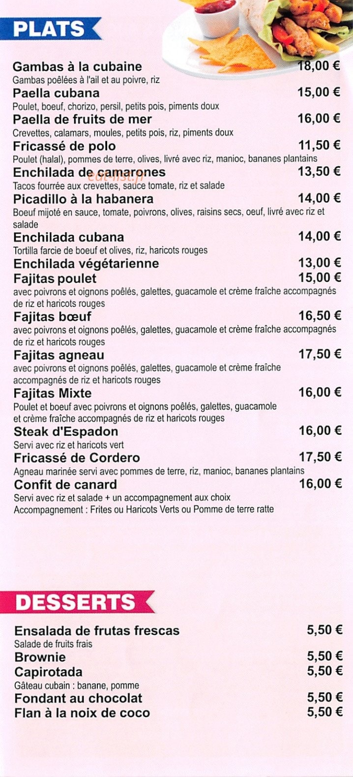 El Bayamo — carte page 4