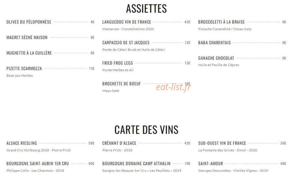 Faby — carte page 1