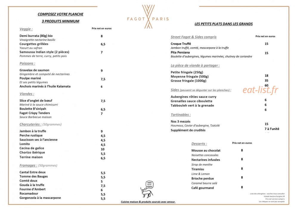 Fagot — carte page 1
